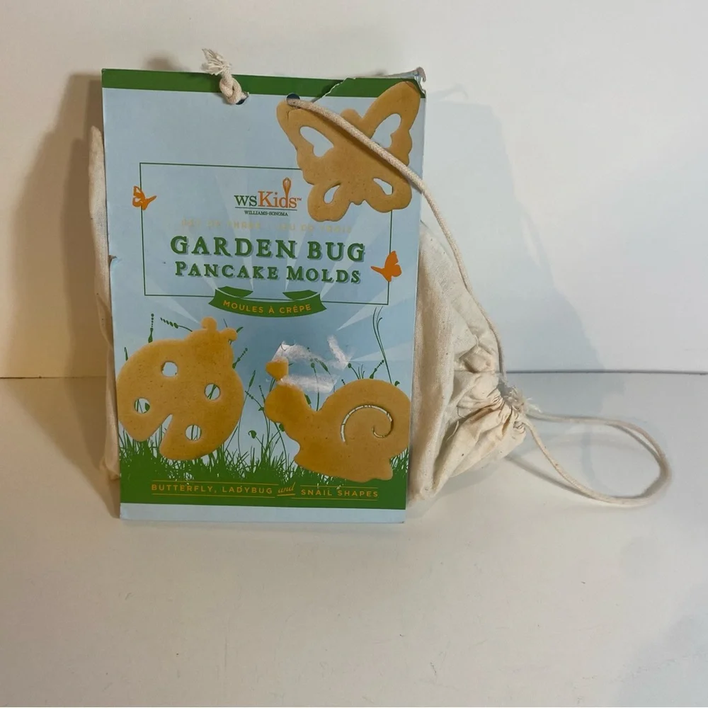 Williams Sonoma Spring Garden Bug Metal Pancake Molds Butterfly Snail Ladybug